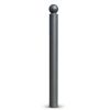Potelet boule à mémoire de forme Gris graphite RAL 7024