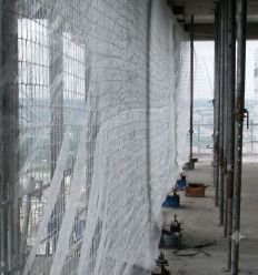 Filet garde corps chantier