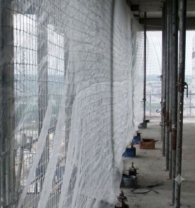 Filet garde corps chantier