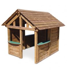 Cabane aire de jeu en bois Traditionnelle