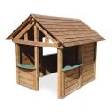 Photo : Cabane aire de jeux en bois Traditionnelle Sans