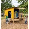 Cabane aire de jeu en bois et PEHD Pêcheur enfant de 2 à 6 ans