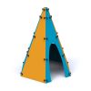 Cabane aire de jeu en polyethylene et acier Tipi