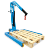 Grue encadrante palette