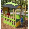 Cabane aire de jeu en bois et PEHD Mississipi