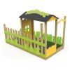 Cabane aire de jeu en bois et PEHD Mississipi