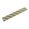 Mousse adhésive protection carrosserie jaune et noir - 100 x 15 x 1 cm