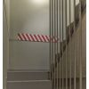 Mousse de protection murale adhésive rouge et blanc - 200 x 20 x 0,5 cm