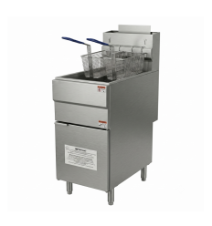 Friteuse à gaz double bac