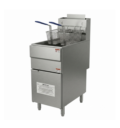 Friteuse à gaz double bac