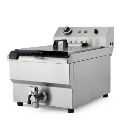Friteuse électrique professionnelle 10 litres - Robinet de vidange