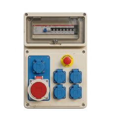 Coffret de chantier triphasé 63a