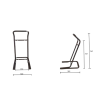 Grand support coffret de chantier triphasé 63a