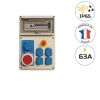 Coffret de chantier prise 63a