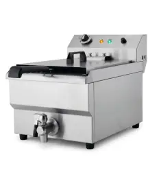 Friteuse 13L électrique avec robinet de vidange
