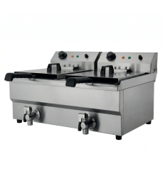 Friteuse electrique avec robinet de vidange​ 26 L