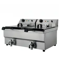 Friteuse electrique avec robinet de vidange​ 26 L