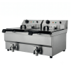 Friteuse electrique avec robinet de vidange​ 26 L