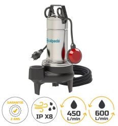 Pompe de relevage agricole eau chargée sortie verticale Calpeda