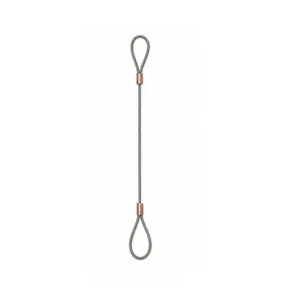 Élingue inox manchonnée