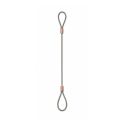 Photo : Élingue cable inox manchonnée 0,075 T (Ø 3 mm) - 1 m