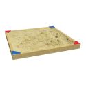 Photo : Bac à sable collectivité en bois 2 x 2 m - Sans bâche