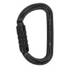 Mousqueton en D triact petzl noir