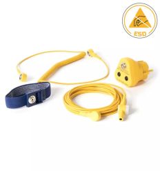 Kit mise à la terre bracelet esd antistatique