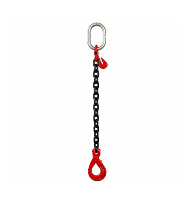 Élingue 1 brin crochet verrouillage automatique + crochet raccourcisseur