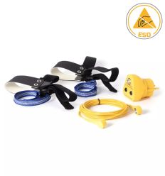 Kit mise à la terre pour tapis antistatique