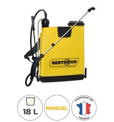 Pulvérisateur à dos manuel Berthoud Cosmos 18 PRO avec lance et buse multi jets