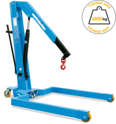 Chevre de garage 1,2 tonnes. Mobile et pliable