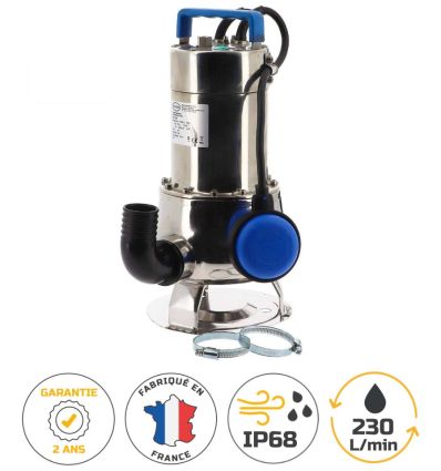 Pompe de relevage pour eaux chargées - 230 V 0,6 KW