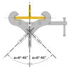 Griffe de levage pour palan - axe perpendiculaire