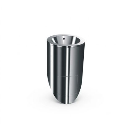 urnioir arrondi inox brillant