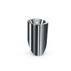 urnioir arrondi inox brillant