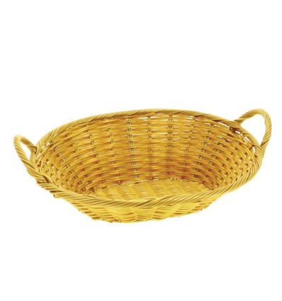 Corbeille couleur miel diamètre 40 cm