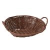 Corbeille couleur chocolat diamètre 40 cm
