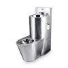 wc lave-mains inox
