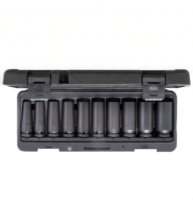 Coffret Douille longue 1/2 6 Pans - 10 à 27 mm
