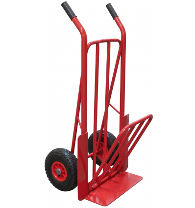 Diable avec bavette rabattable 250 kg de charge max