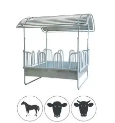 Ratelier pour foin chevaux​ à arceaux