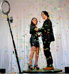 Mise en situation du photobooth 360