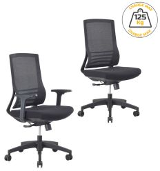 Chaises de bureau avec ou sans accoudoirs