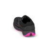 Chaussures femme basse noir et rose