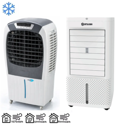 Rafraichisseur d'air par évaporation mobile