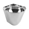 Lave main inox rond angle brillant