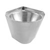 Lave main inox rond angle satiné
