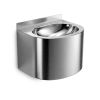 Lave main inox rond standard satiné