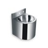Lave main inox rond antivandalisme brillant